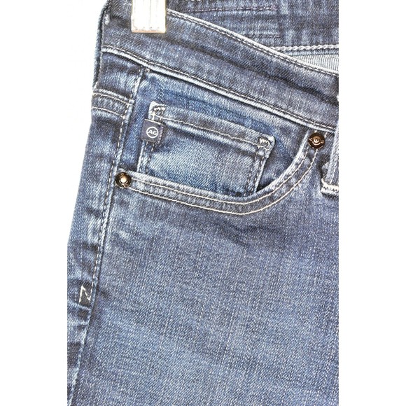 Adriano Goldschmied AG The Stilt Cigarette Leg Jeans Size 27 Low Rise Ankle Blue - Picture 5 of 13